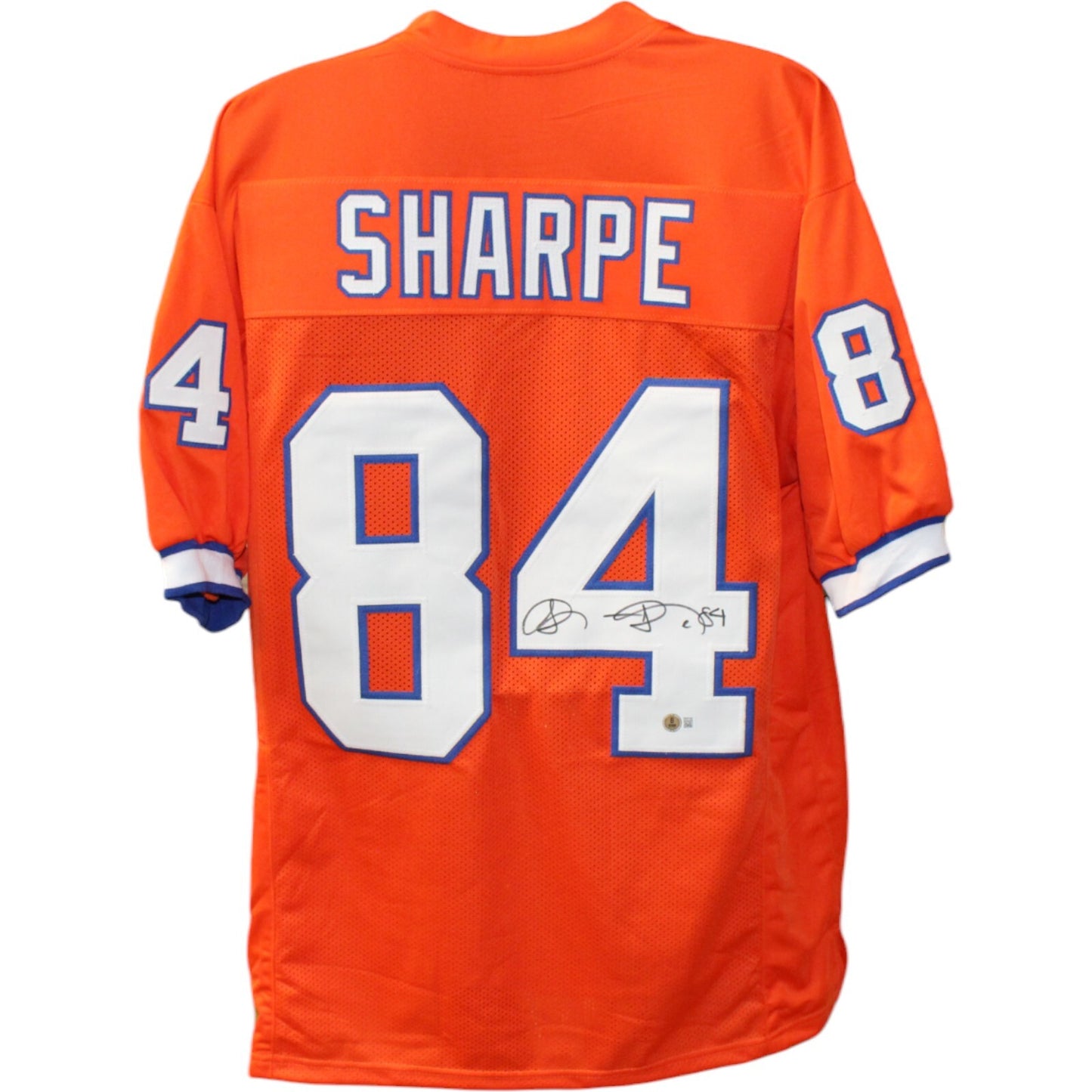 Shannon Sharpe Autographed Pro Style Orange Jersey