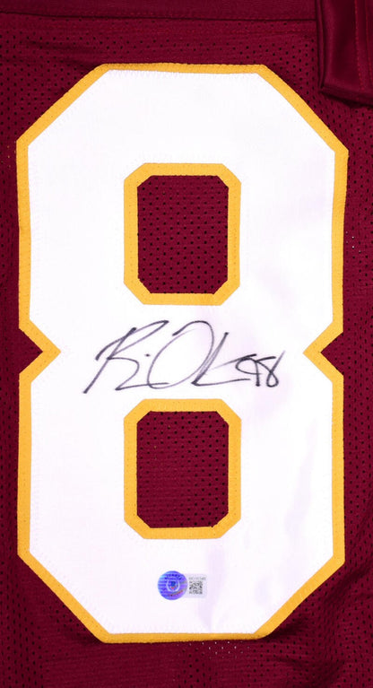 Brian Orakpo Signed Maroon Custom Football Jersey