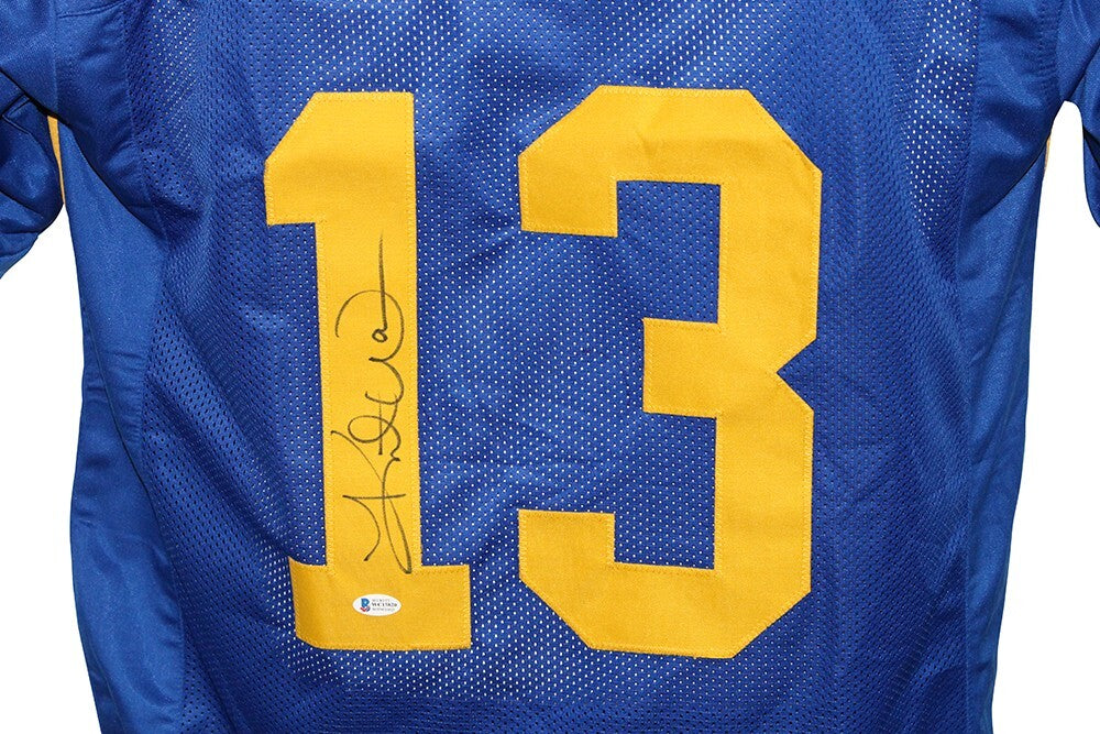 Kurt Warner Autographed Throwback Pro Style Jersey