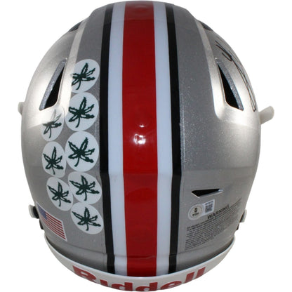 Jack Sawyer Signed Ohio State Buckeyes Full Size Authentic SpeedFlex Helmet