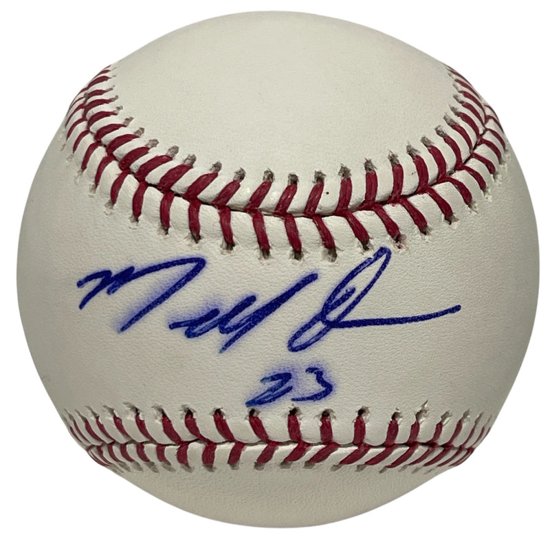 Marcell Ozuna Signed Atlanta Braves Rawlings Official MLB Baseball