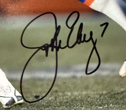Peyton Manning & John Elway Autographed Denver Broncos 16x20 Photo