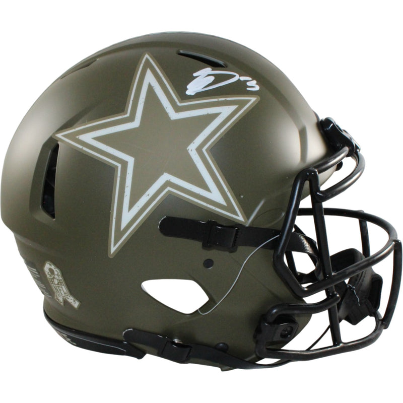 George Pickens Signed Dallas Cowboys Full Size Authentic Salute Helmet