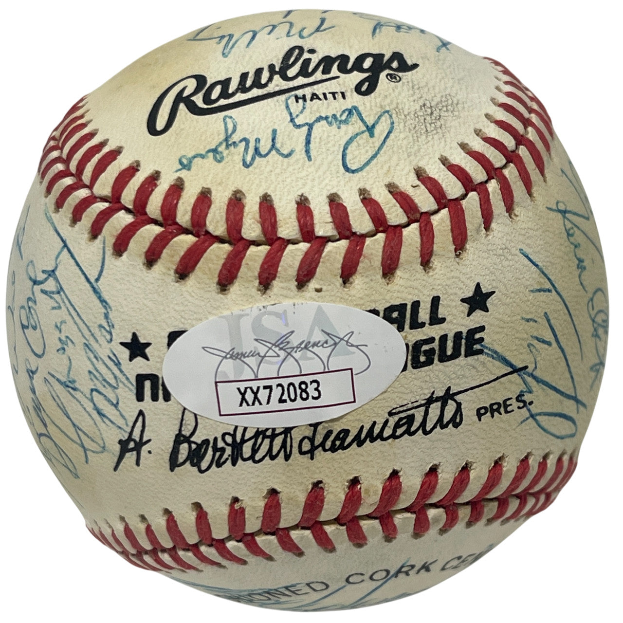 1988 New York Mets Team Signed Autographed National League Baseball