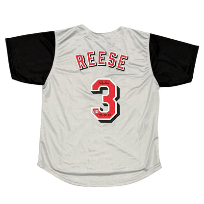 Pokey Reese Signed Cincinnati Reds Custom Jersey (99-00 GG) Beckett COA