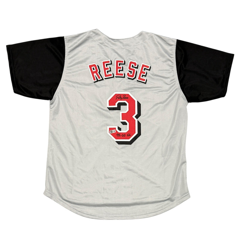 Pokey Reese Signed Cincinnati Reds Custom Jersey (99-00 GG) Beckett COA