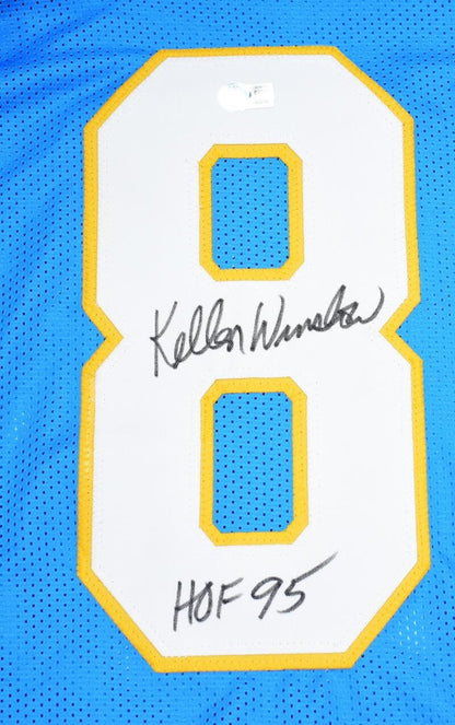 Kellen Winslow Signed San Diego Chargers Style Light Blue Custom Jersey