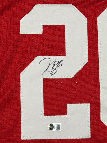 Kaelon Black Autographed San Francisco 49ers Custom Jersey