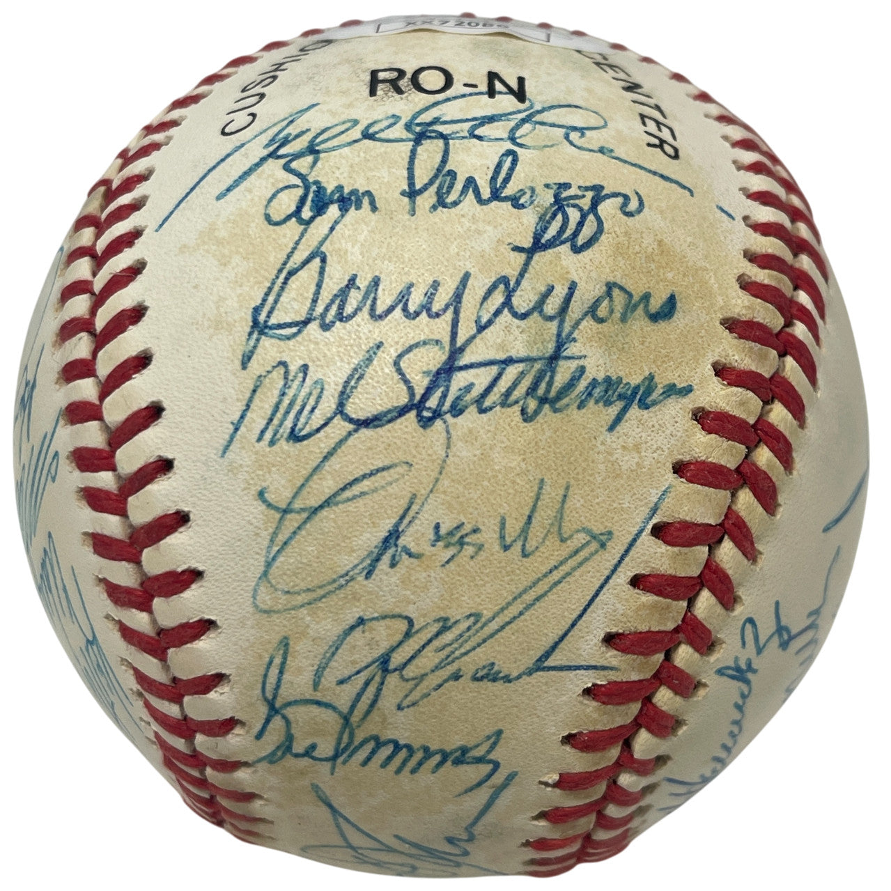 1987 New York Mets Team Signed National League Baseball (JSA LOA)