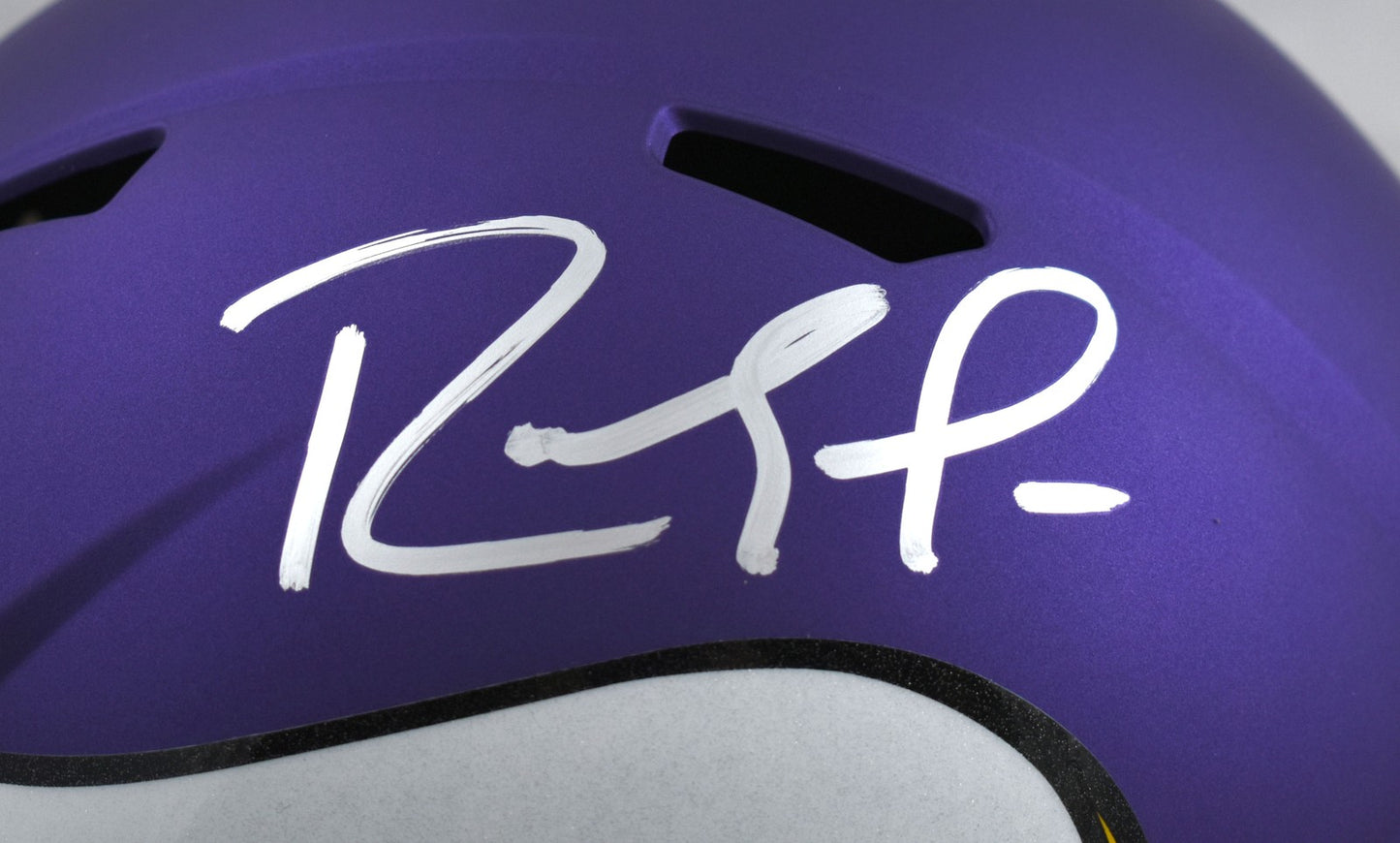 Randy Moss Autographed Minnesota Vikings Full Size Speed Helmet