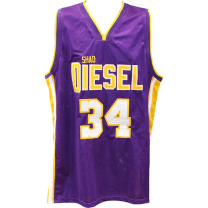 Shaquille O'Neal Autographed Pro Style Purple Jersey (Beckett)