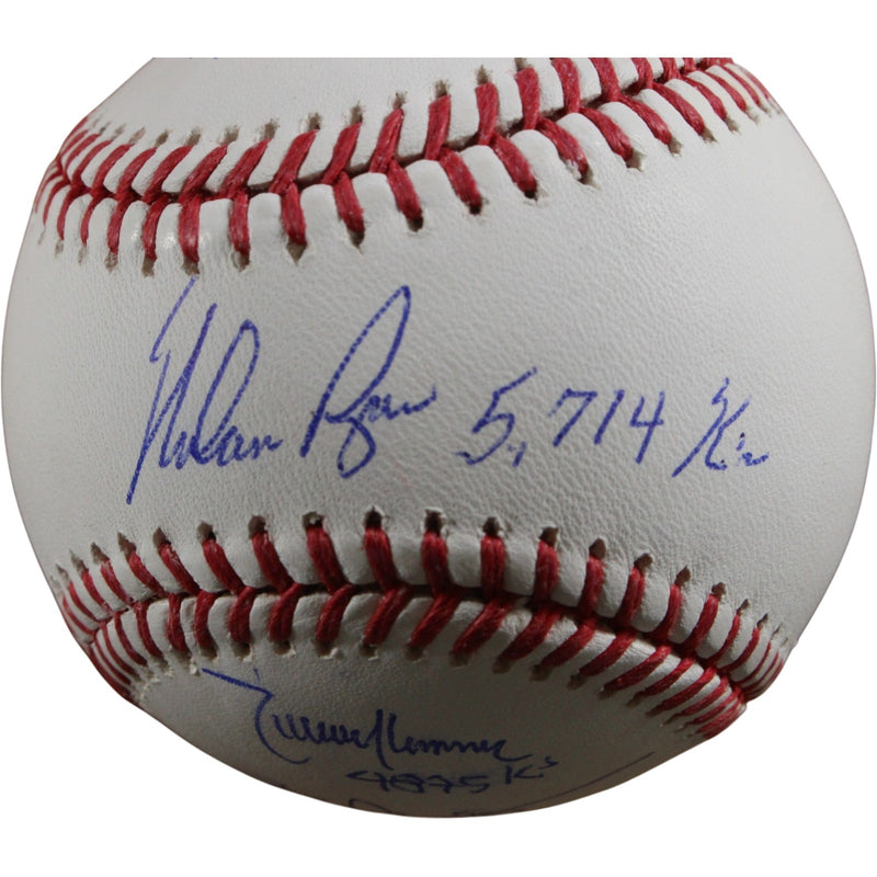 Nolan Ryan, Randy Johnson, Roger Clemens & Steve Carlton Signed Baseball