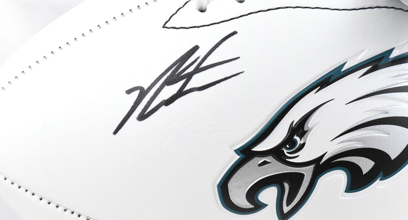 Jalen Carter Signed Philadelphia Eagles Logo Football (Inscribed "SB Champs")