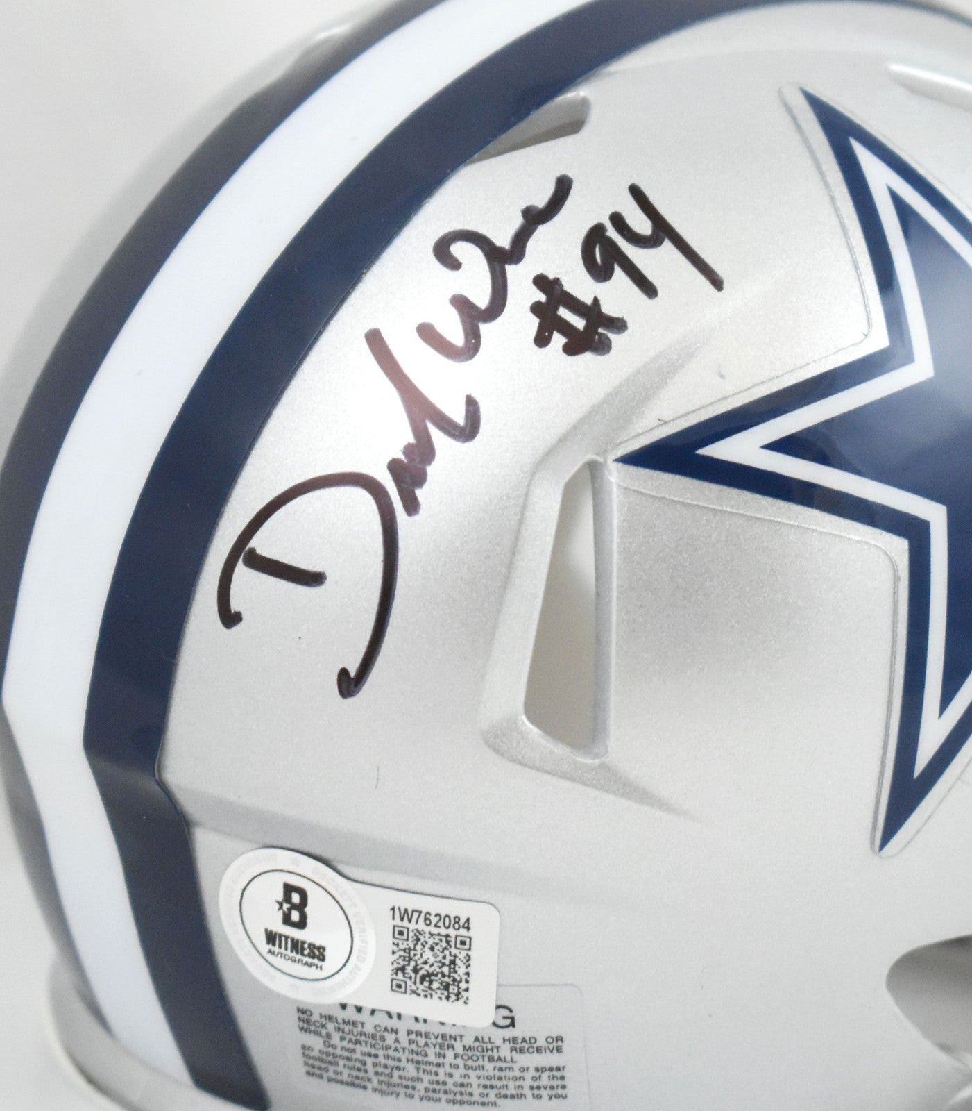 DeMarcus Ware Signed Dallas Cowboys Speed Mini Helmet