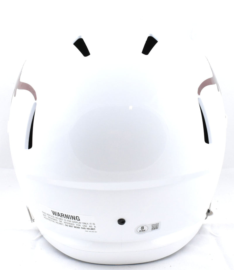 DeMarvion Overshown Signed Texas Longhorns Full Size Speed Helmet