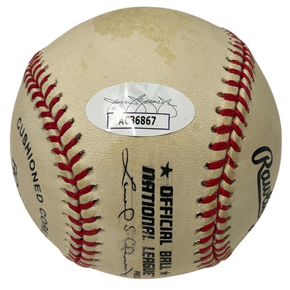 Mike Piazza Signed New York Mets Rawlings National League Baseball (JSA)