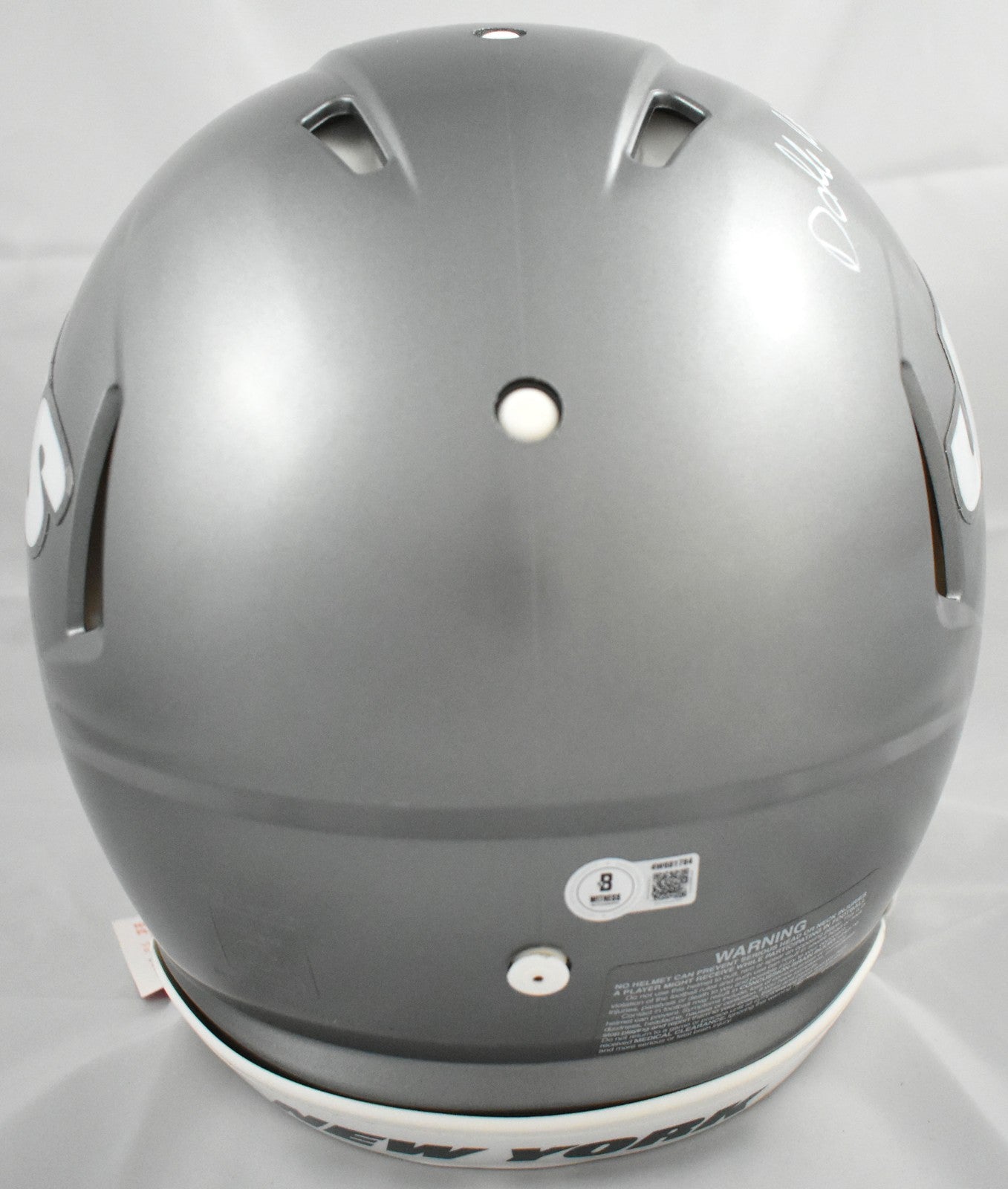 Darrelle Revis Signed New York Jets Flash Speed Authentic Helmet