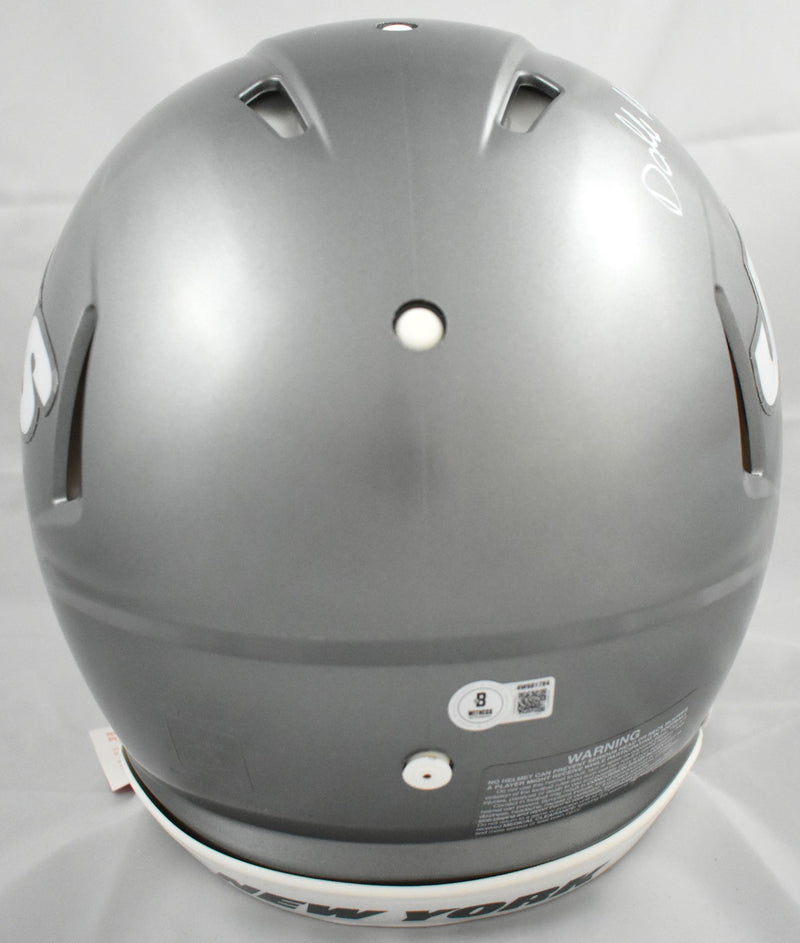 Darrelle Revis Signed New York Jets Flash Speed Authentic Helmet