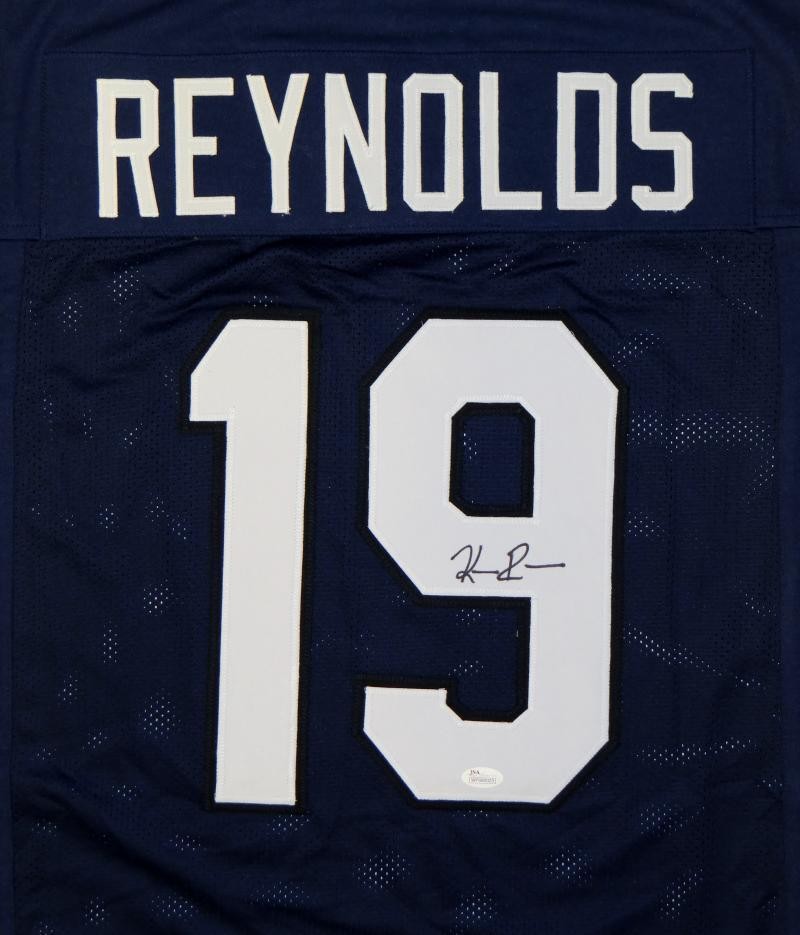 Keenan Reynolds Autographed Navy Blue Custom College Jersey