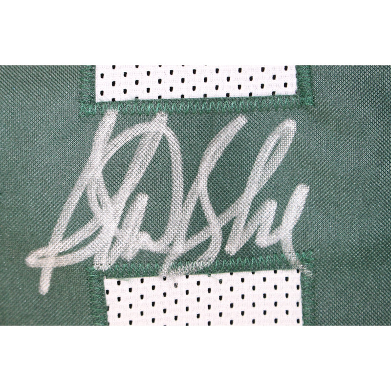 Sterling Sharpe Autographed White Custom Jersey with HOF Inscription