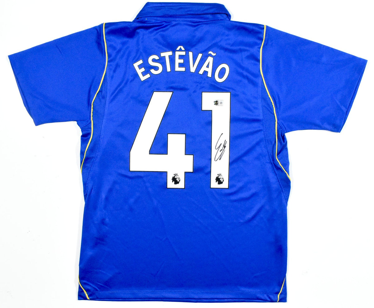 Estêvão Willian Signed Chelsea Home Jersey