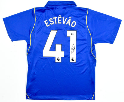 Estêvão Willian Signed Chelsea Home Jersey