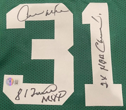 Cedric Maxwell Signed Boston Celtics Custom Jersey (BAS COA)