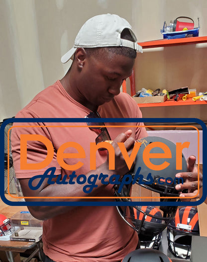 Roquan Smith Chicago Bears Signed Authentic Eclipse Helmet "Bear Down"