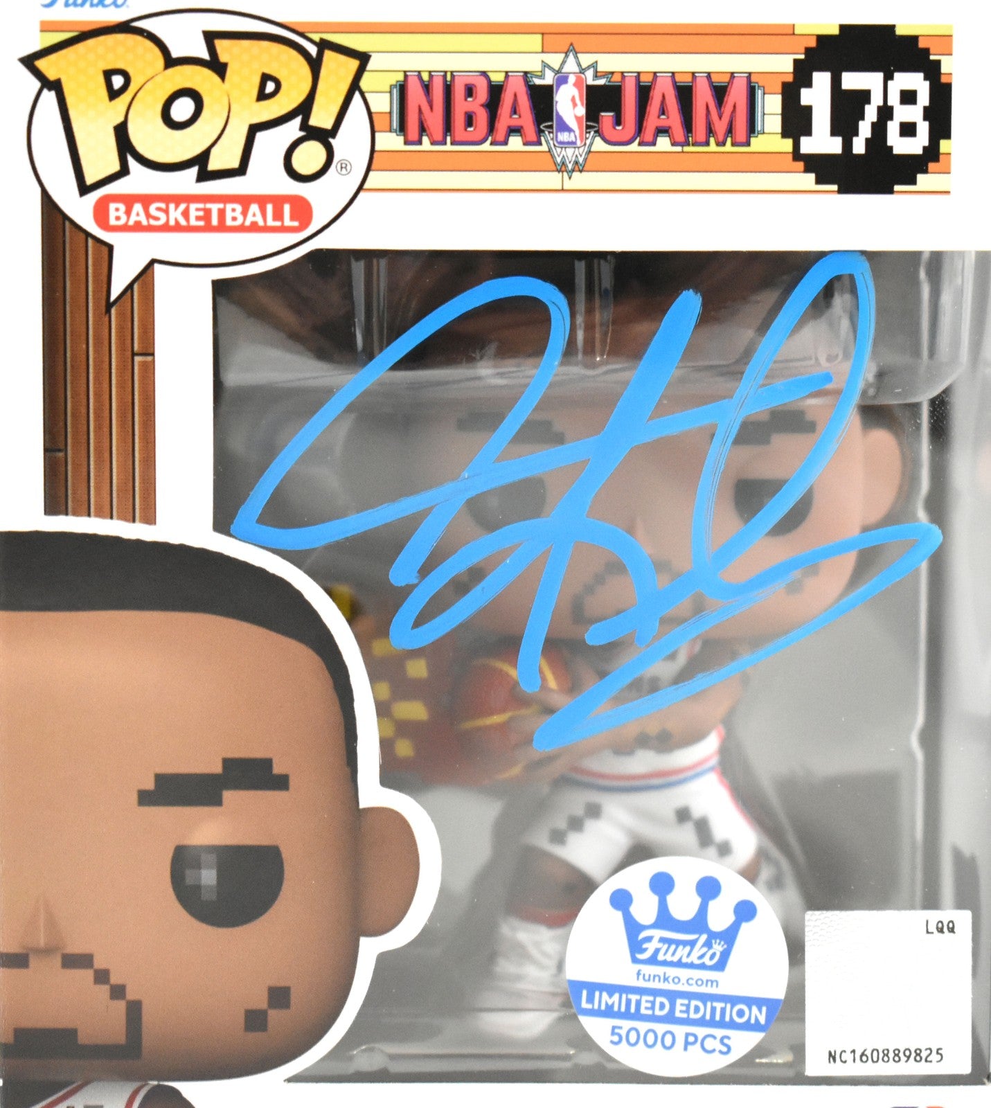 Dennis Rodman Autographed Detroit Pistons Funko Pop #178