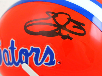 Emmitt Smith Signed Florida Gators Black Mini Helmet