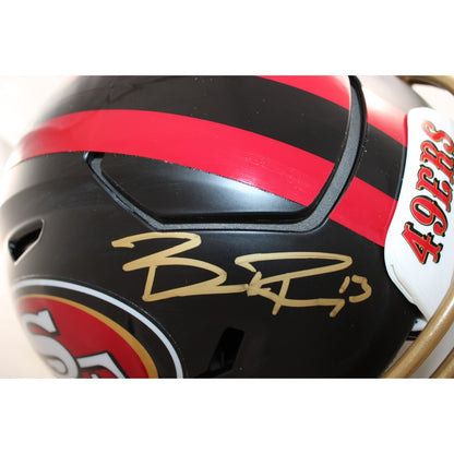 Brock Purdy Signed San Francisco 49ers Rivalries Speedflex Helmet
