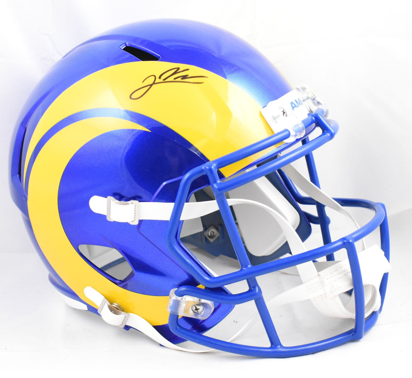 Jared Verse Signed Los Angeles Rams Full Size Speed Replica Helmet