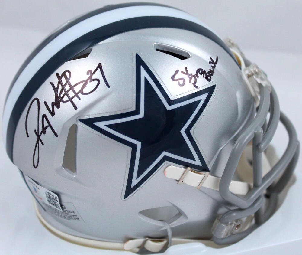 Roy Williams Signed Dallas Cowboys Speed Mini Helmet - 5x Pro Bowl Inscription