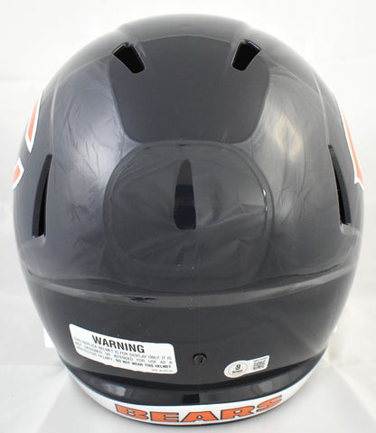 D'Andre Swift Chicago Bears Autographed Full Size Speed Helmet