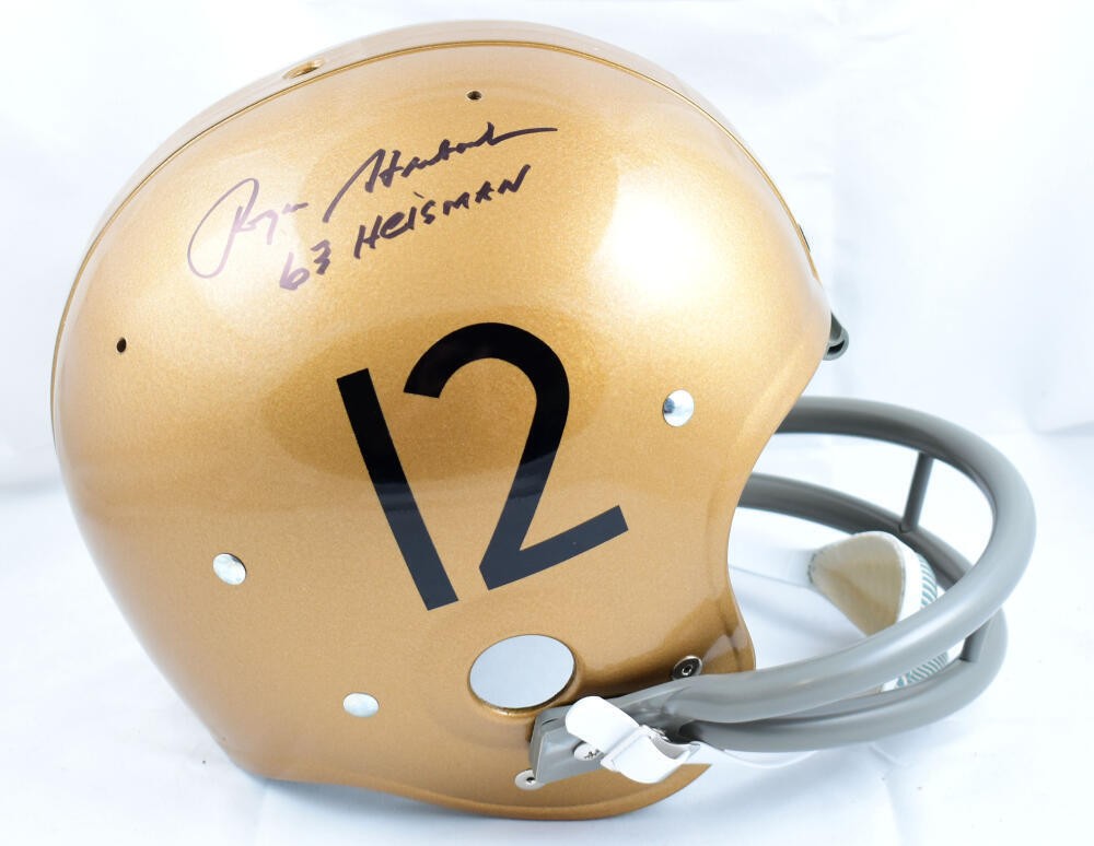 Roger Staubach Signed Navy Midshipmen Full Size TK Helmet - Heisman