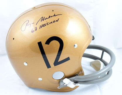 Roger Staubach Signed Navy Midshipmen Full Size TK Helmet - Heisman