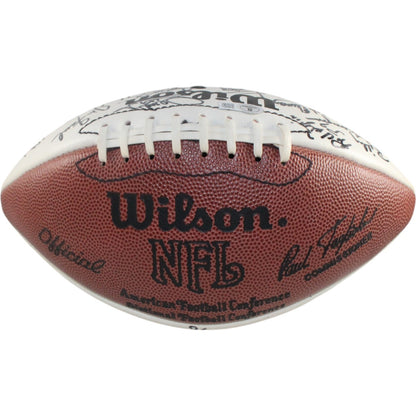 Shannon Sharpe & Pat Bowlen Denver Broncos Multi-Signed 1999 Team Football