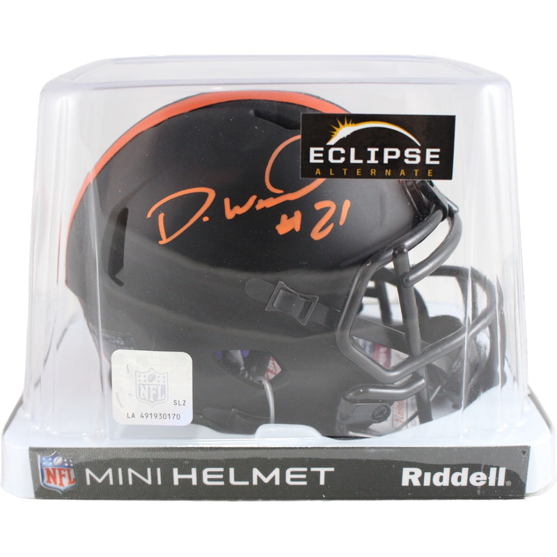 Denzel Ward Cleveland Browns Autographed Eclipse Mini Helmet