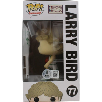 Larry Bird Signed Boston Celtics Funko Pop! #77 Beckett COA