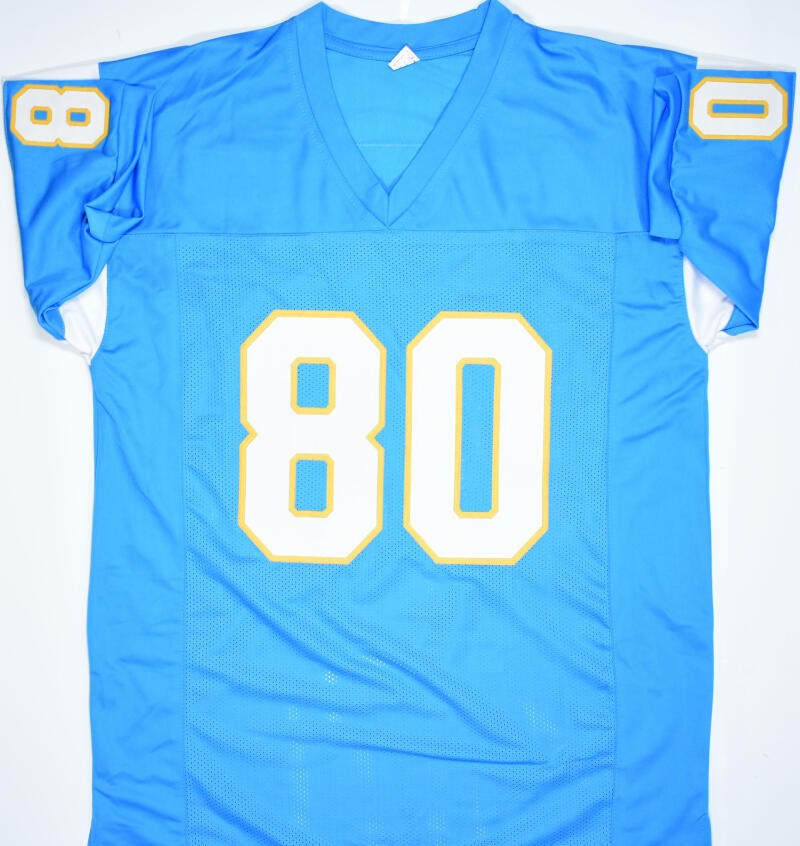 Kellen Winslow Signed San Diego Chargers Style Light Blue Custom Jersey