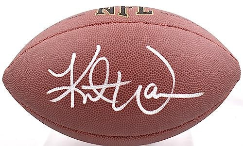 Kurt Warner Signed Wilson Super Grip Football - Silver Ink