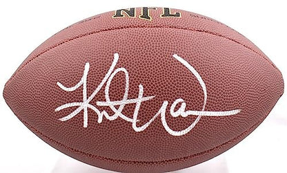 Kurt Warner Signed Wilson Super Grip Football - Silver Ink