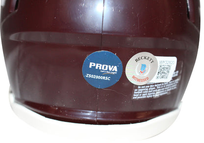 Dat Nguyen Autographed Texas A&M Aggies Maroon Speed Mini Helmet