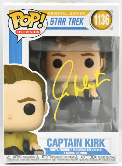 William Shatner Signed Captain Kirk Star Trek Funko Pop #1136