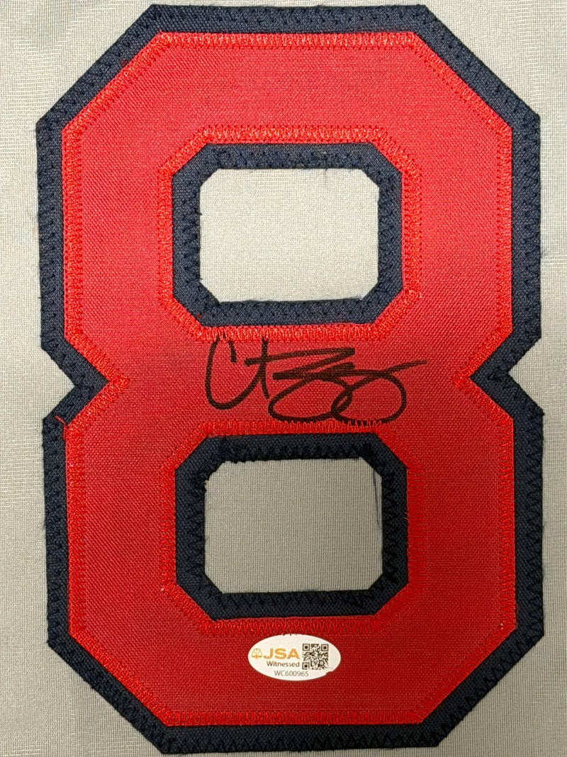 Curt Schilling Signed Boston Red Sox Custom Jersey