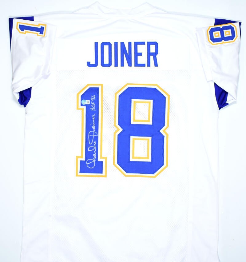 Charlie Joiner Signed White Custom Football Jersey (HOF Inscription)