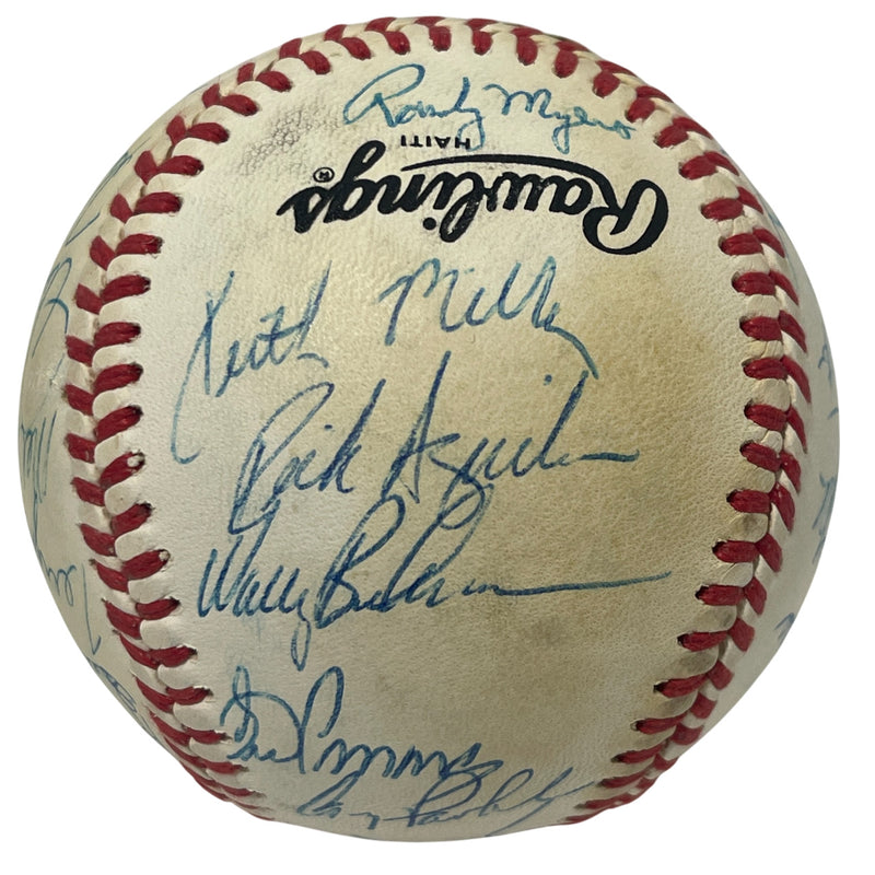 1988 New York Mets Team Signed Autographed National League Baseball