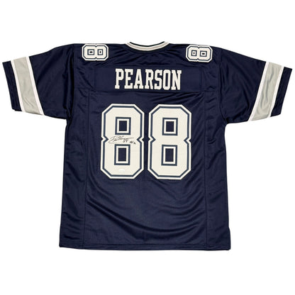 Drew Pearson Signed Dallas Cowboys Custom Jersey HOF 21 JSA Witness