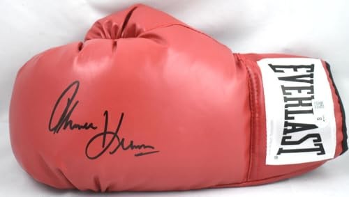 Tommy Hearns Signed Red Everlast Boxing Glove