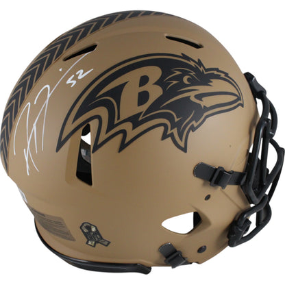 Ray Lewis Autographed Baltimore Ravens Full Size Authentic 2023 STS Helmet